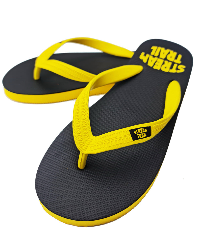Waves Natural Rubber Flip Flops for Men Regular Fit Sandals Slippers Gray  Navy