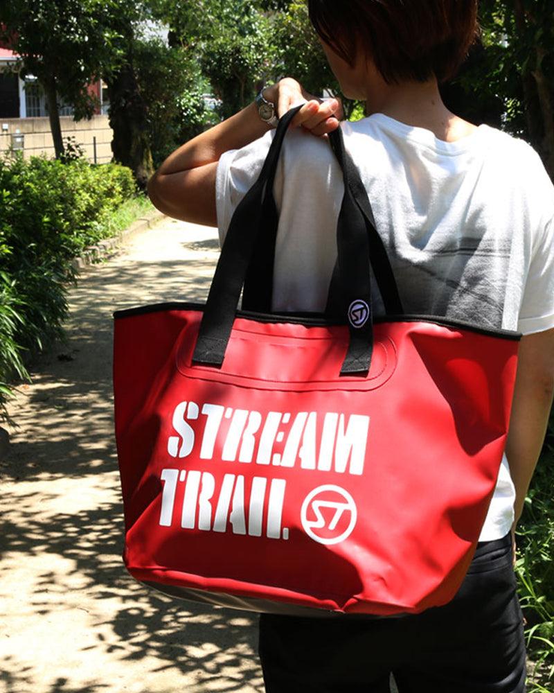 Stream Trail Blow Tote Bag